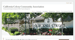 Desktop Screenshot of californiacolony.org